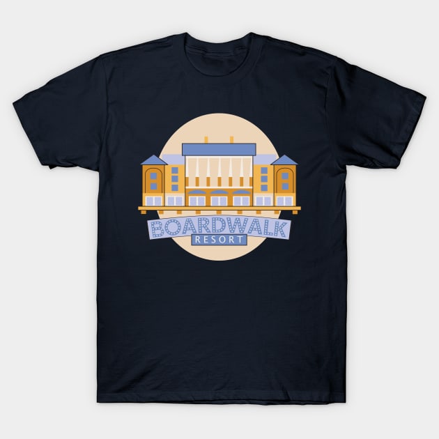 Boardwalk Resort T-Shirt by Lunamis